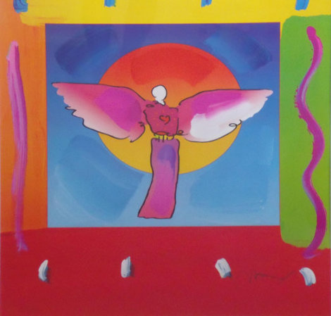 Angel with Sun   Version III 2004 Limited Edition Print - Peter Max
