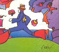 Cosmic Runner Limited Edition Print by Peter Max - 1 Cosmic Runner Limited Edition Print by Peter Max - 1