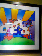 Cosmic Runner Limited Edition Print by Peter Max - 2 Cosmic Runner Limited Edition Print by Peter Max - 2