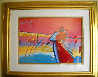 Walking in Reeds  Unique 17x24 Works on Paper (not prints) by Peter Max - 2