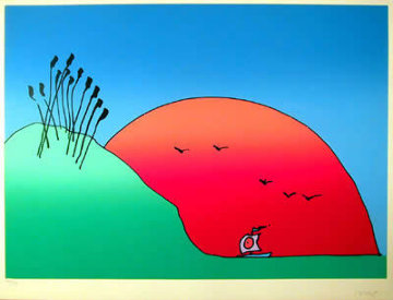 Morning Arrival (early) 1978 Limited Edition Print - Peter Max Morning Arrival (early) 1978 Limited Edition Print - Peter Max