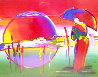 Rainbow Umbrella Man in Reeds 2007 Limited Edition Print by Peter Max - 0