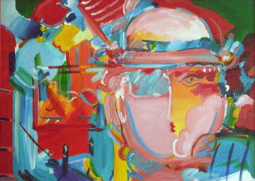 Zero 1994 36x48 Super Huge Original Painting - Peter Max Zero 1994 36x48 Super Huge Original Painting - Peter Max