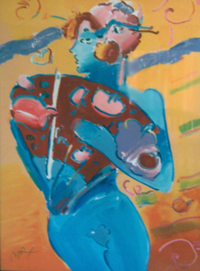 Nude Fandancer 1988 Limited Edition Print by Peter Max Nude Fandancer 1988 Limited Edition Print by Peter Max