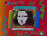 Mona Lisa Collage 2 Unique 12x14 Works on Paper (not prints) by Peter Max - 1