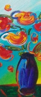 Vase of Flowers 2010 Limited Edition Print - Peter Max