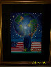 Peace on Earth Unique 2001 36x24 Works on Paper (not prints) by Peter Max - 1