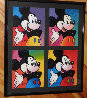 Mickey Mouse Framed Suite of 4 Serigraphs 1995 Limited Edition Print by Peter Max - 1