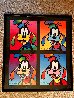 Goofy Suite : Framed Suite of 4 1994 - Huge Limited Edition Print by Peter Max - 1