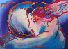 Peace by the Year  2000 Unique 1998 36x40 - Huge Works on Paper (not prints) by Peter Max - 0