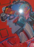 Crimson Lady 1987 Limited Edition Print by Peter Max - 1 Crimson Lady 1987 Limited Edition Print by Peter Max - 1