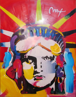 Delta Unique 2000 42x36 Works on Paper (not prints) - Peter Max Delta Unique 2000 42x36 Works on Paper (not prints) - Peter Max