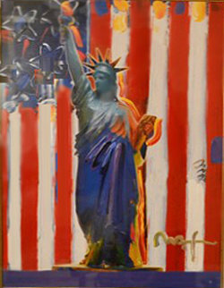 United We Stand 2001 37x31 Works on Paper (not prints) - Peter Max United We Stand 2001 37x31 Works on Paper (not prints) - Peter Max