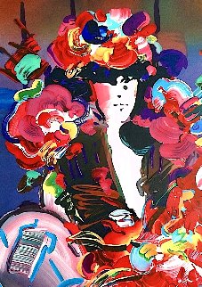 Brown Lady II PP 1990 Limited Edition Print - Peter Max Brown Lady II PP 1990 Limited Edition Print - Peter Max
