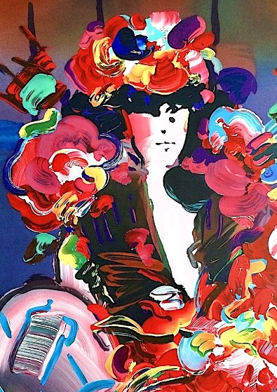 Brown Lady II PP 1990 Limited Edition Print by Peter Max Brown Lady II PP 1990 Limited Edition Print by Peter Max