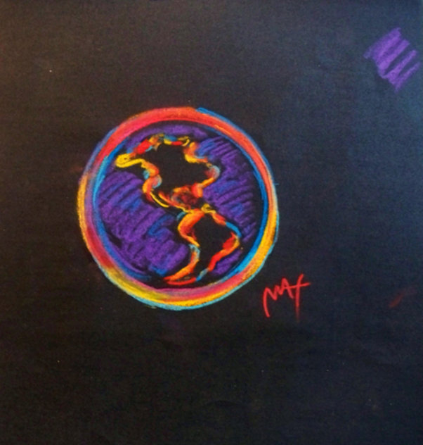 Summit of the Americas Unique 1994 9x8 Works on Paper (not prints) by Peter Max