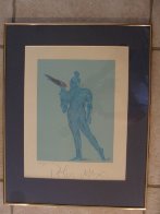Circus Performer with Bird (early work 1972) Limited Edition Print by Peter Max - 1 Circus Performer with Bird (early work 1972) Limited Edition Print by Peter Max - 1