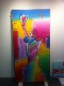 Statue of Liberty Ver. #1 2010 72x36 Huge Mural Size Original Painting by Peter Max - 2