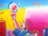 Statue of Liberty Ver. #1 2010 72x36 - Huge Mural Size Original Painting by Peter Max - 3