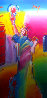 Statue of Liberty Ver. #1 2010 72x36 Huge Mural Size Original Painting by Peter Max - 0