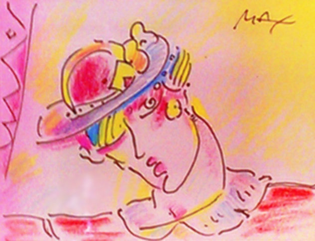 Untitled 1993 17x18 Works on Paper (not prints) by Peter Max