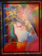 Blushing Beauty 2008 49x39 Original Painting by Peter Max - 3 Blushing Beauty 2008 49x39 Original Painting by Peter Max - 3