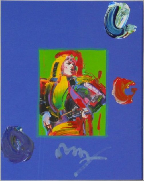 Mick Jagger Unique Works on Paper (not prints) by Peter Max