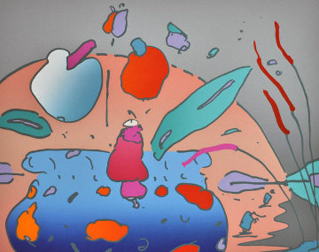 Marilyn's Flowers I (Vintage) Limited Edition Print - Peter Max Marilyn's Flowers I (Vintage) Limited Edition Print - Peter Max
