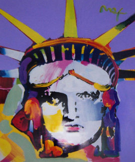 Peter Max Delta 2002 Unique 44x48 Works on Paper (not prints) - Peter Max Peter Max Delta 2002 Unique 44x48 Works on Paper (not prints) - Peter Max