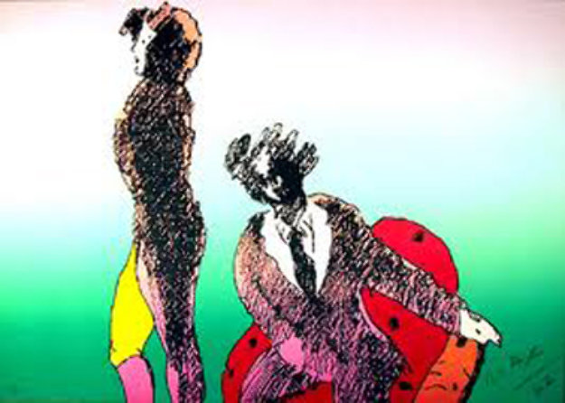 Across the Room 1983 Limited Edition Print by Peter Max Across the Room 1983 Limited Edition Print by Peter Max