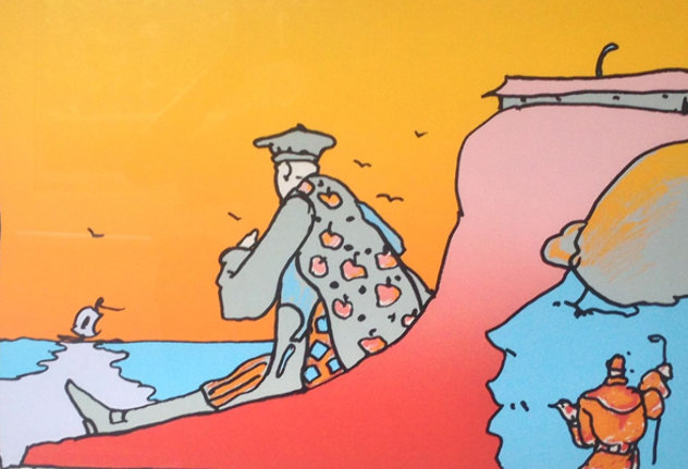 New World Landscape  (early) 1980 Limited Edition Print by Peter Max