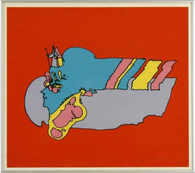 Remembering the Flight 1972 (Vintage) Limited Edition Print by Peter Max