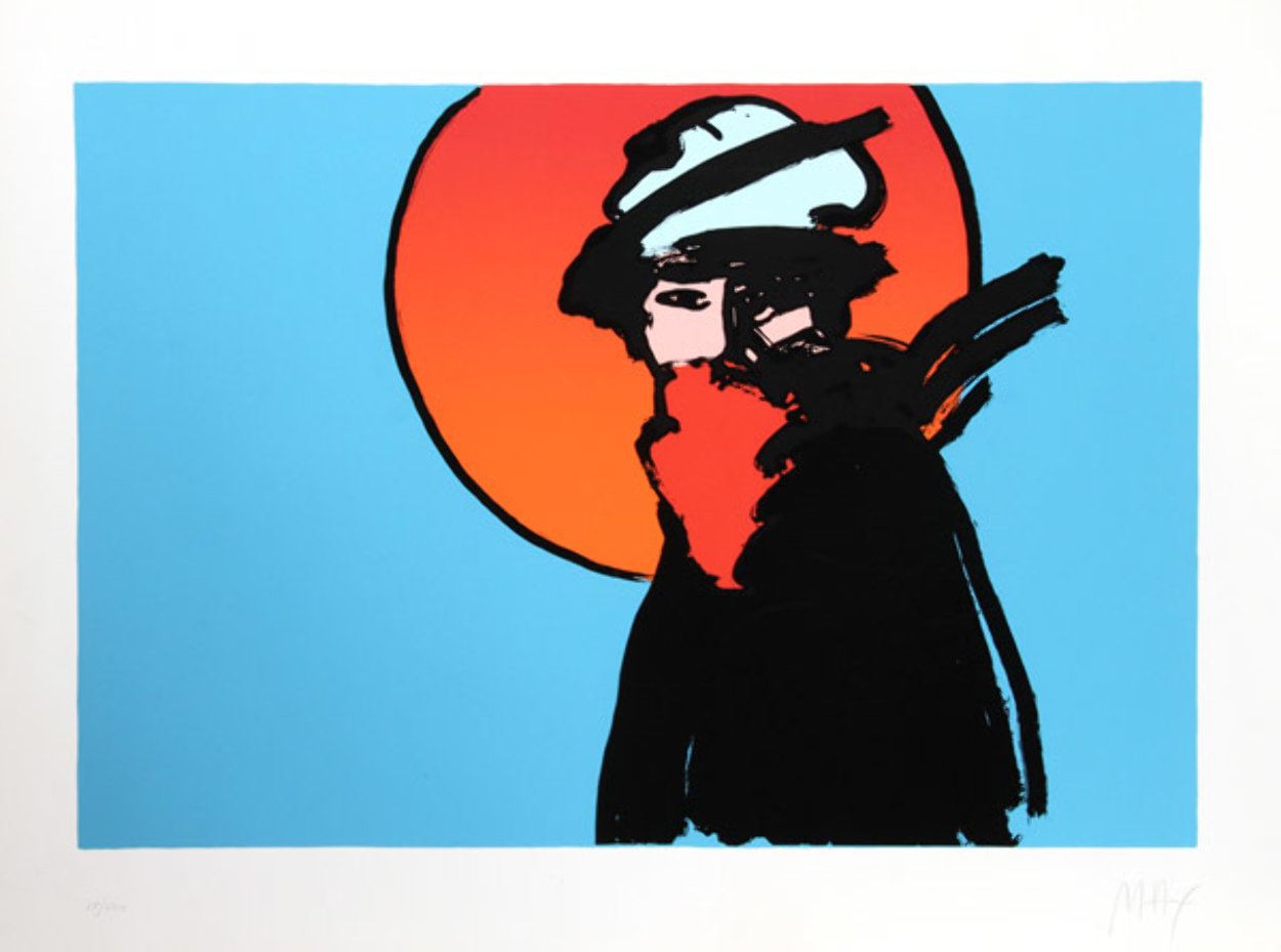 Poet Limited Edition Print by Peter Max