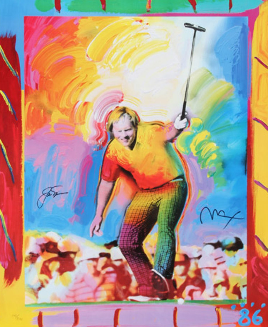 Jack Nicklaus HS By Jack 1986 Limited Edition Print by Peter Max Jack Nicklaus HS By Jack 1986 Limited Edition Print by Peter Max