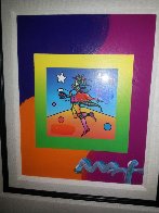 Star Catcher on Blends Unique 2005 25x24 Works on Paper (not prints) by Peter Max - 1 Star Catcher on Blends Unique 2005 25x24 Works on Paper (not prints) by Peter Max - 1