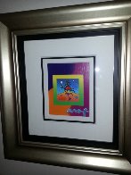 Star Catcher on Blends Unique 2005 25x24 Works on Paper (not prints) by Peter Max - 2 Star Catcher on Blends Unique 2005 25x24 Works on Paper (not prints) by Peter Max - 2