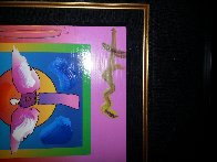 Angel With Sun on Blends 2006 26x24 Works on Paper (not prints) by Peter Max - 3 Angel With Sun on Blends 2006 26x24 Works on Paper (not prints) by Peter Max - 3
