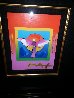 Angel With Sun on Blends 2006 26x24 Works on Paper (not prints) by Peter Max - 1