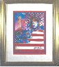 Liberty Series, Suite of 6 Framed Works on Paper Unique Works on Paper (not prints) by Peter Max - 5