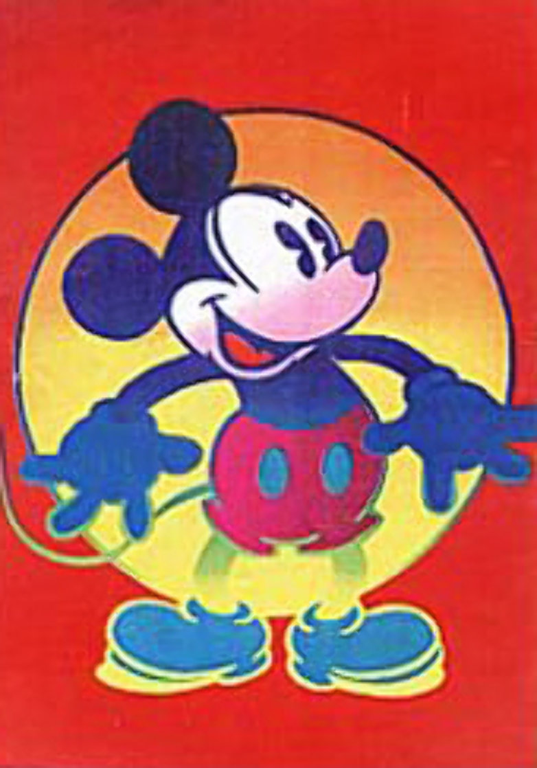 Disney's Mickey And Minnie set of 2 1996 Limited Edition Print by Peter Max Disney's Mickey And Minnie set of 2 1996 Limited Edition Print by Peter Max