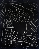 Profile on Black V #65 2002 Limited Edition Print by Peter Max - 0 Profile on Black V #65 2002 Limited Edition Print by Peter Max - 0