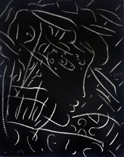 Profile on Black V #65 2002 Limited Edition Print - Peter Max Profile on Black V #65 2002 Limited Edition Print - Peter Max