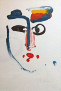 Visage 1977 Limited Edition Print - Peter Max Visage 1977 Limited Edition Print - Peter Max