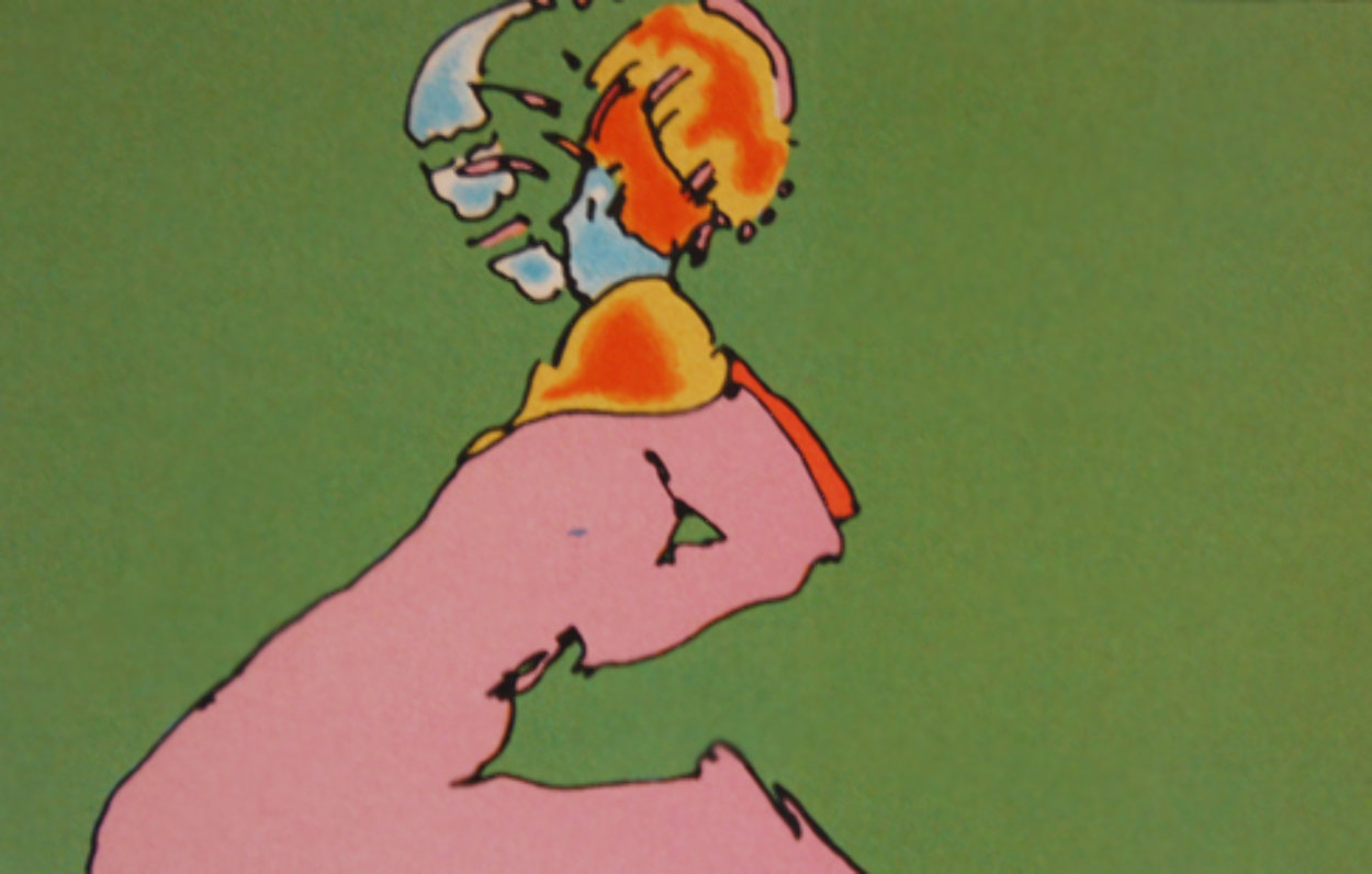 Facing Left 1976 (Vintage) Limited Edition Print by Peter Max