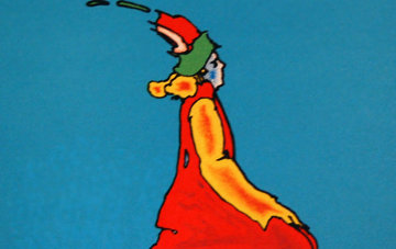 Facing East 1976 Limited Edition Print - Peter Max Facing East 1976 Limited Edition Print - Peter Max