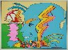 Mystic Sailing AP 1972 (Vintage) Limited Edition Print by Peter Max - 1