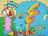 Mystic Sailing AP 1972 (Vintage) Limited Edition Print by Peter Max - 0