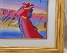 Walking in Reeds 1999 30x36 Works on Paper (not prints) by Peter Max - 2