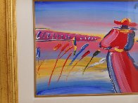 Walking in Reeds 1999 30x36 Works on Paper (not prints) by Peter Max - 4 Walking in Reeds 1999 30x36 Works on Paper (not prints) by Peter Max - 4