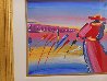 Walking in Reeds 1999 30x36 Works on Paper (not prints) by Peter Max - 4